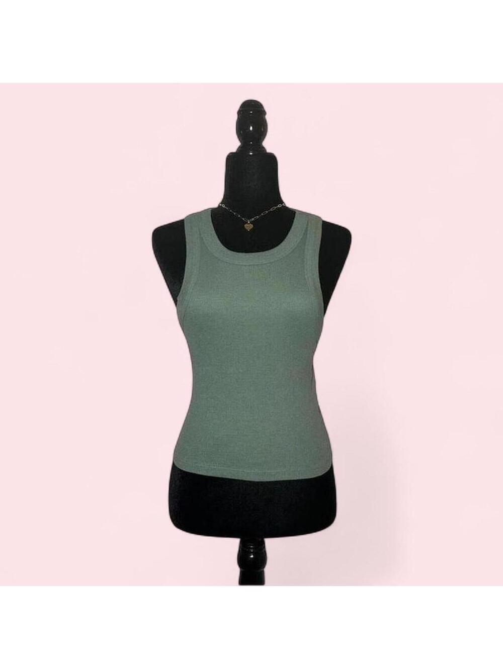 Old Navy Seafoam Green Tank Top Basic Summer Size XS
